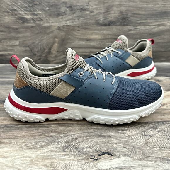 Skechers Relaxed Fit Solvano Caspian Navy Comfort Sneakers Athletic Shoes 11 45 - Picture 8 of 13